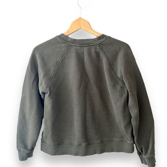 Jenni Kayne Saturday Sweatshirt French Terry Sage Green Small Women’s - Picture 8 of 9